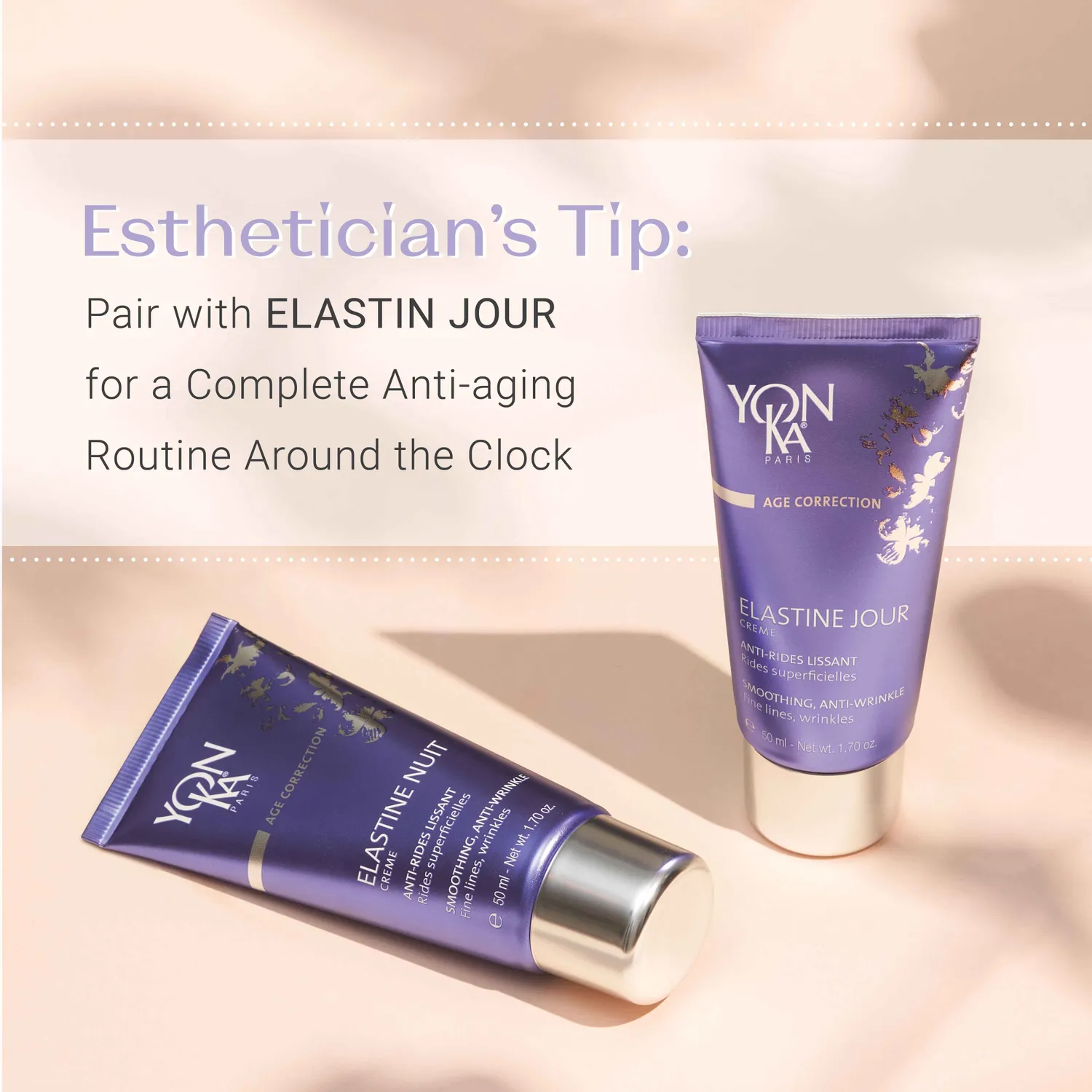Yon-Ka Elastine Elastine Nuit nattkrem for fine linjer