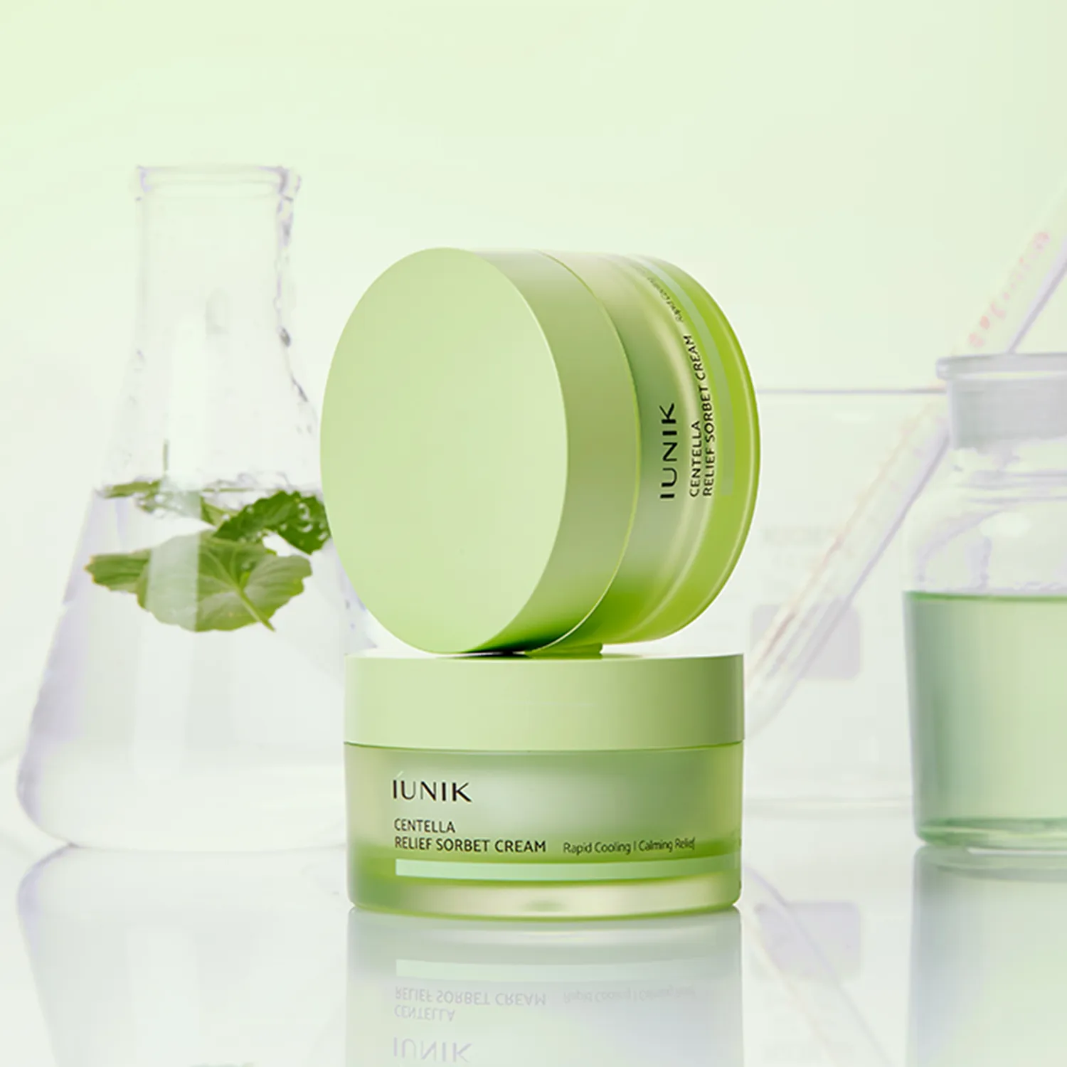 IUNIK Centella Relief Sorbet Cream ansiktskrem med kjølende effekt