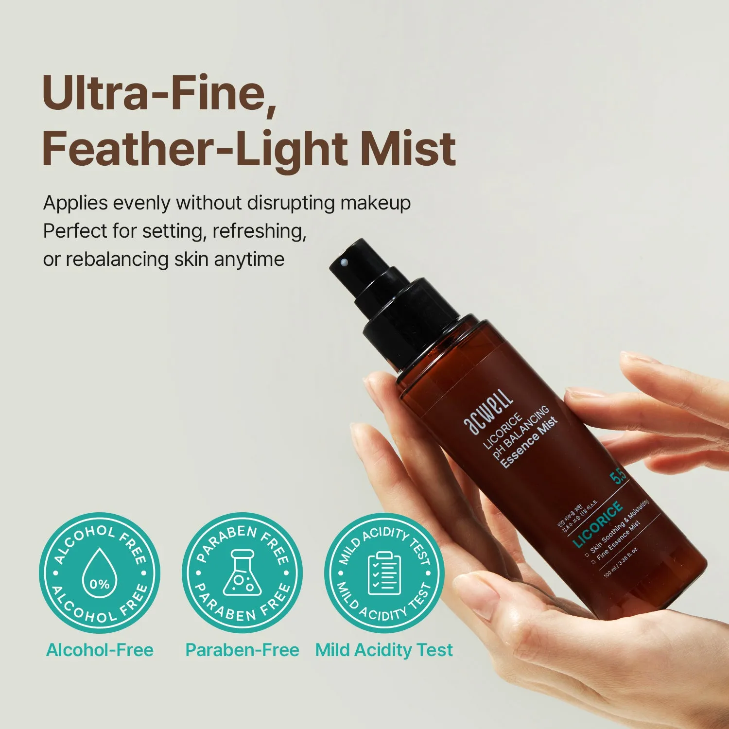 Acwell Licorice pH Balancing Essence Hydrating Face Mist ansiktsmist