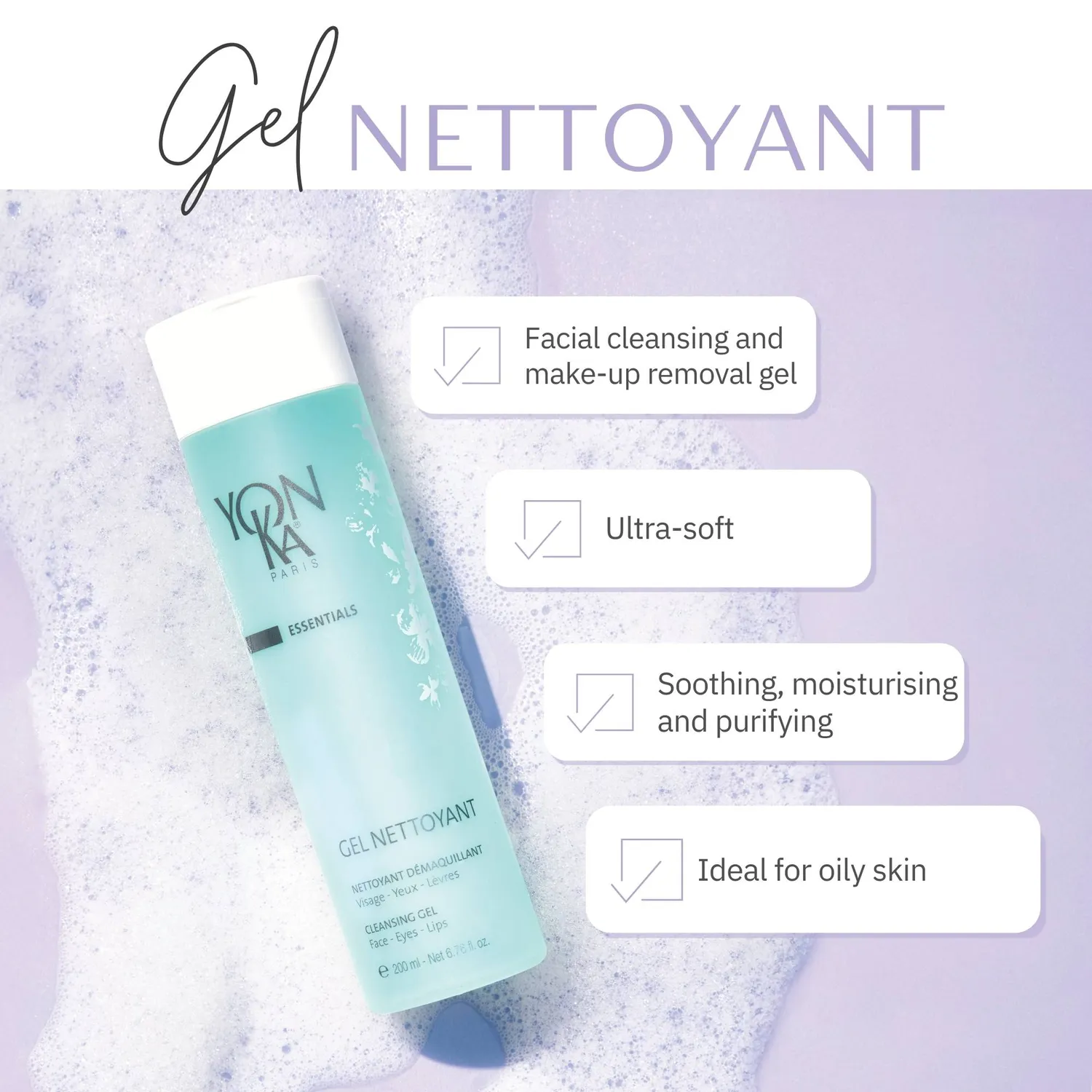 Yon-Ka Gel Nettoyant rensegel for ansikt