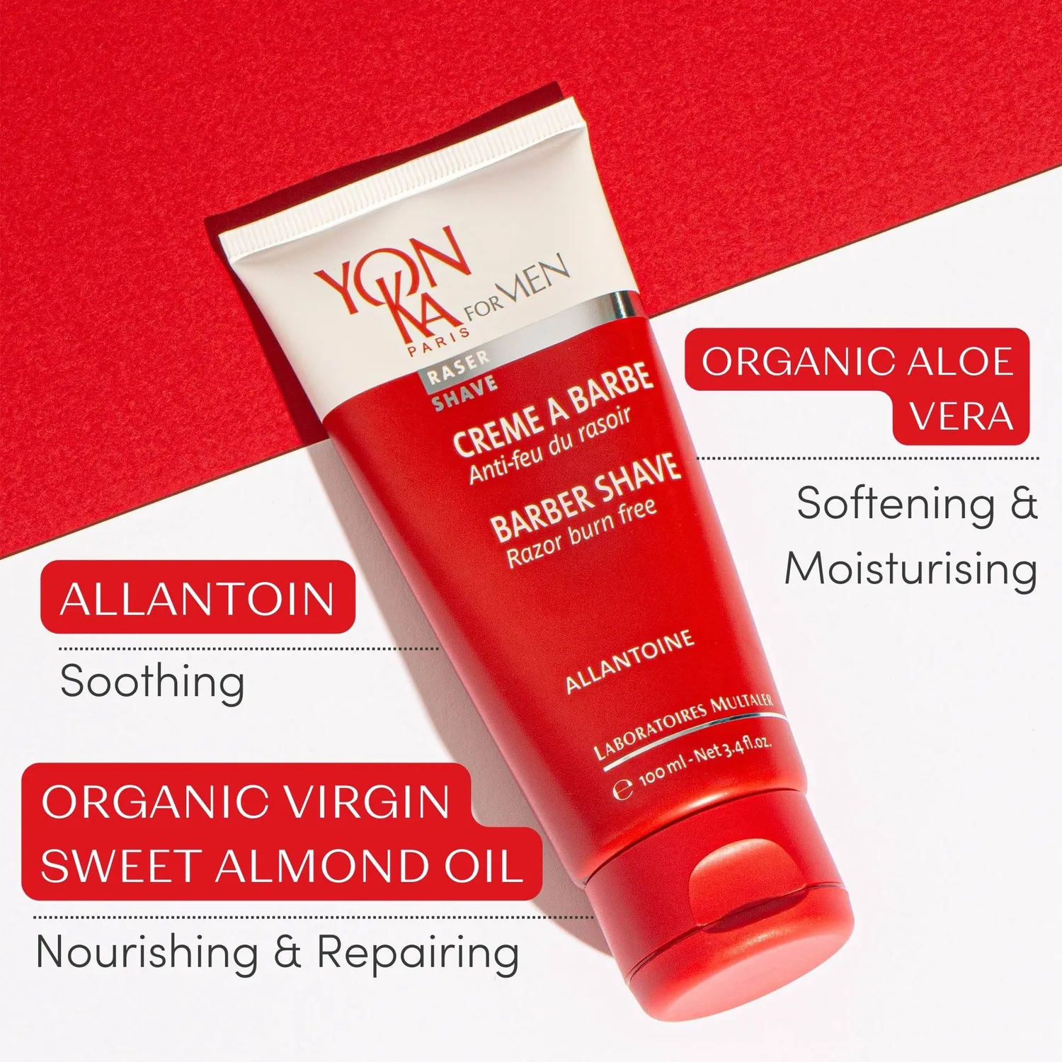 Yon-Ka Crème à Barbe barberkrem for sensitiv hud