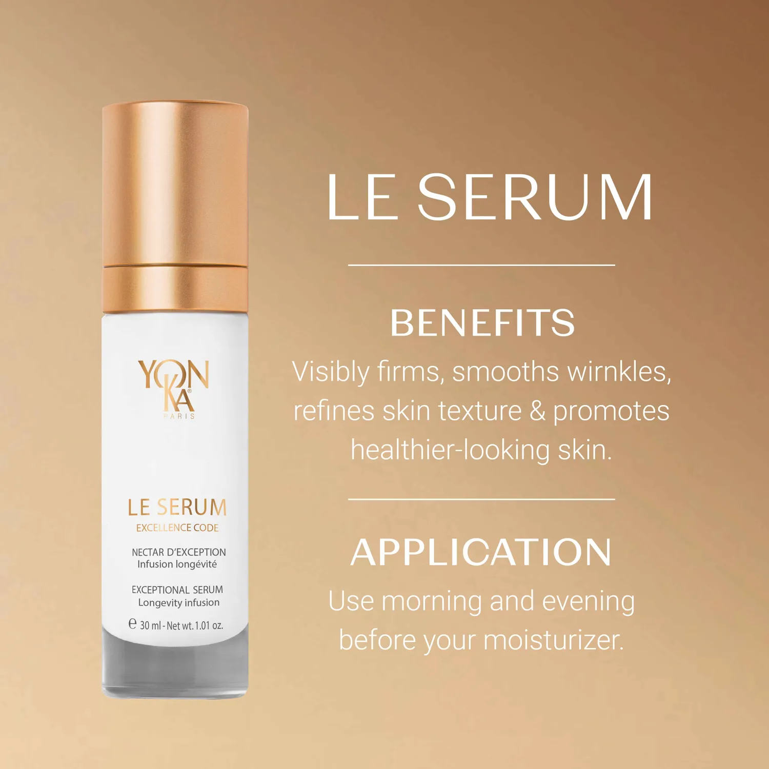 Yon-Ka Excellence Code Le Sérum ansiktsserum longevity