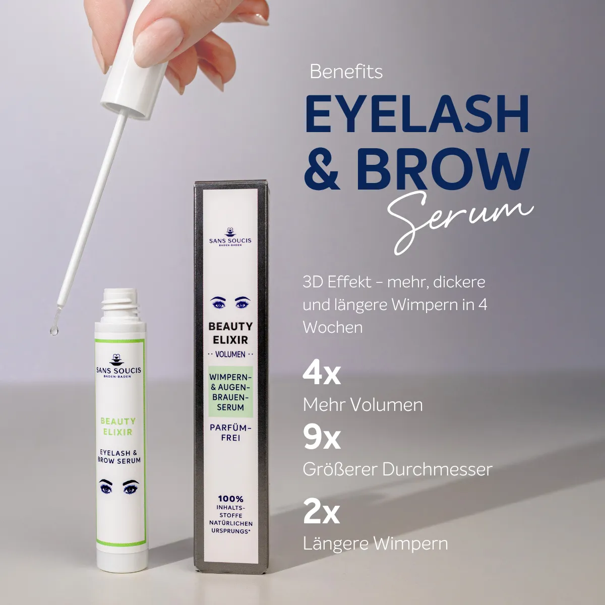 Sans Soucis Eyelash & Brow Serum vippeserum 10 ml