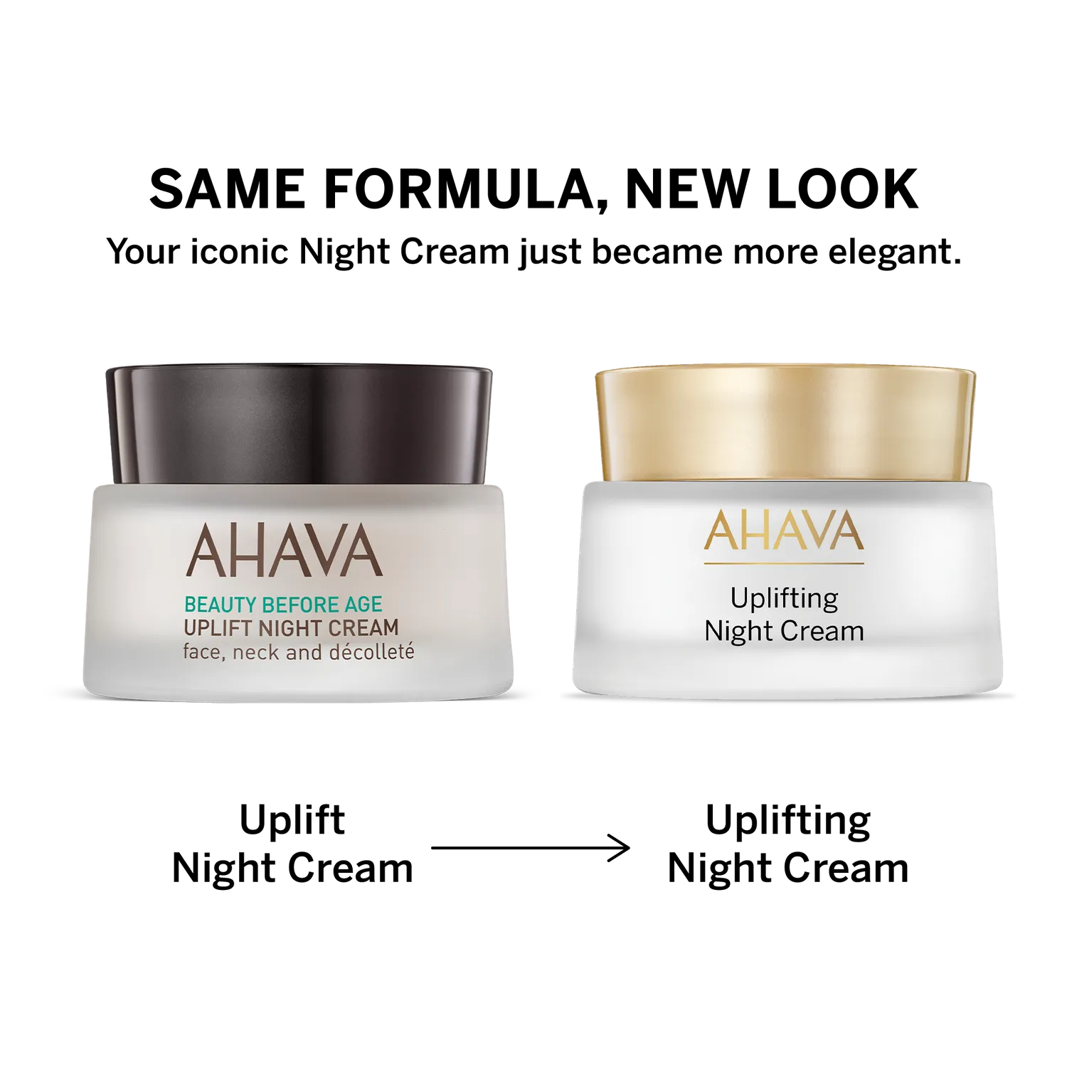 ahava Uplift Night Cream nattkrem for løftende pleie