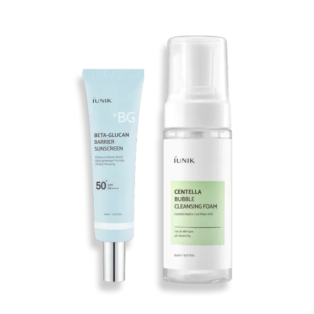 IUNIK Sweat-Proof Duo solkrem og rens
