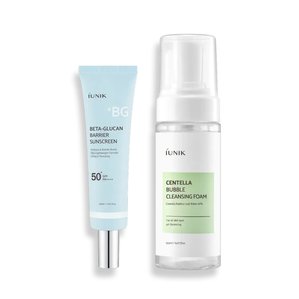 IUNIK Sweat-Proof Duo solkrem og rens