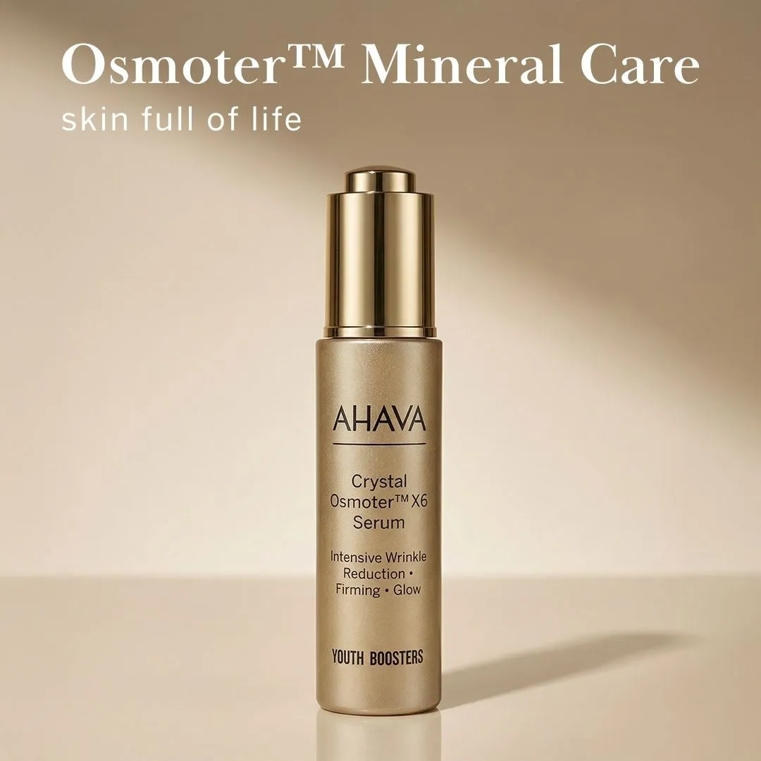 ahava Crystal Osmoter™ X6 serum 30 ml oljebasert