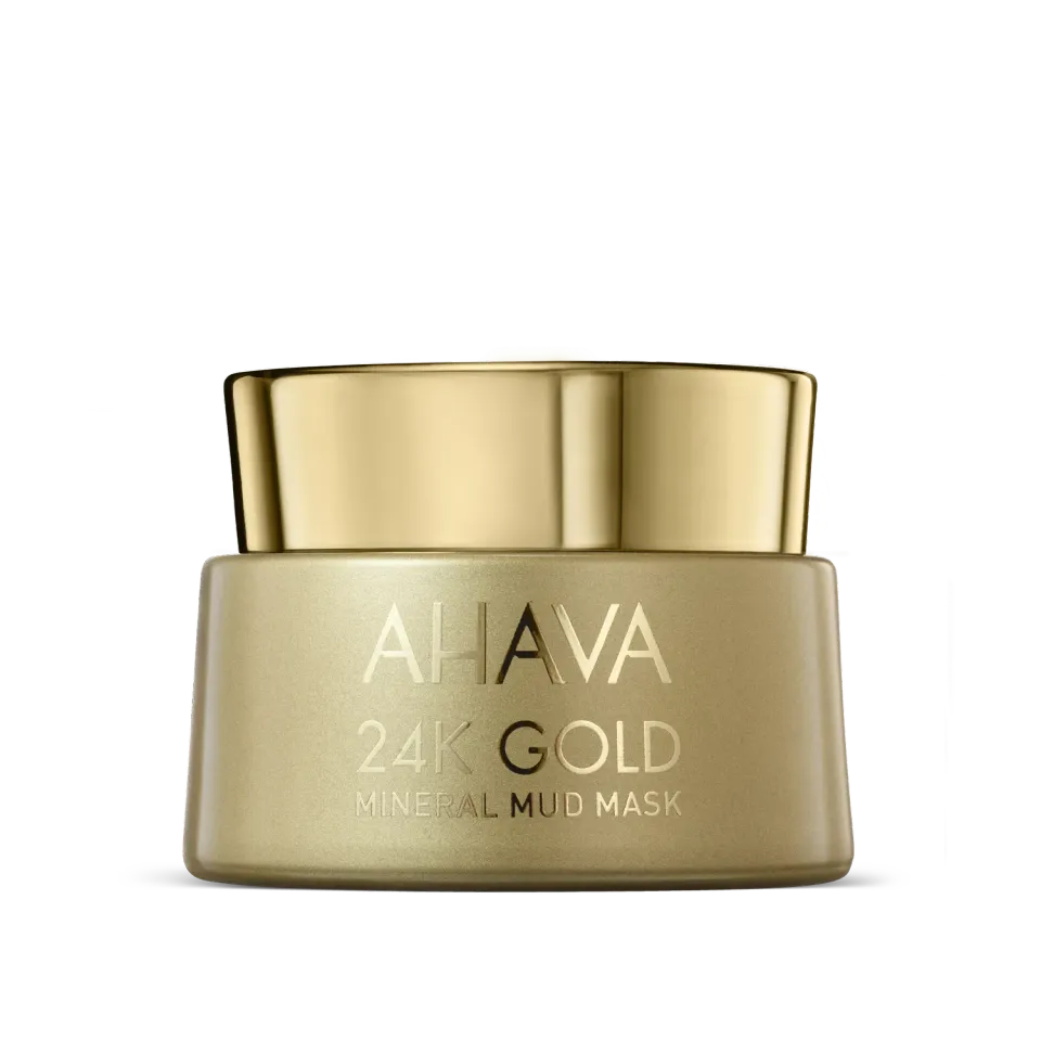 ahava 24K Gold Mud Mask ansiktsmaske med 24K gull