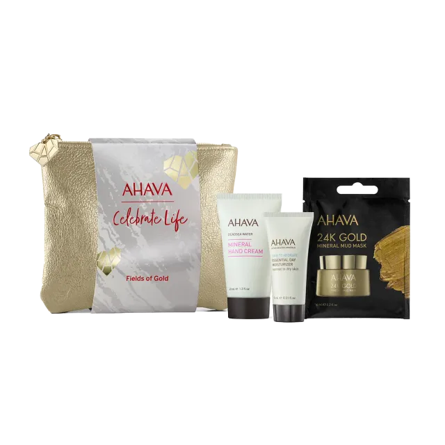 ahava Fields of Gold hudpleiesett for ansikt og hender