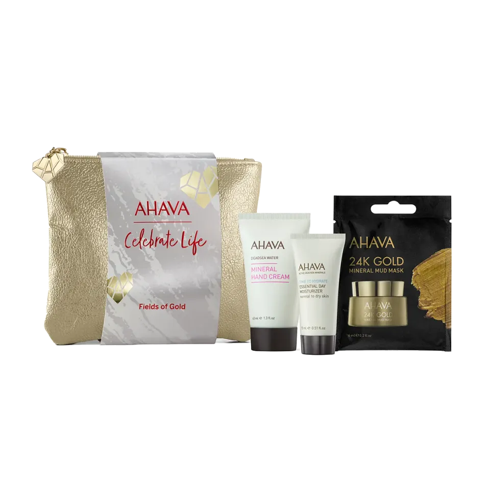 ahava Fields of Gold hudpleiesett for ansikt og hender