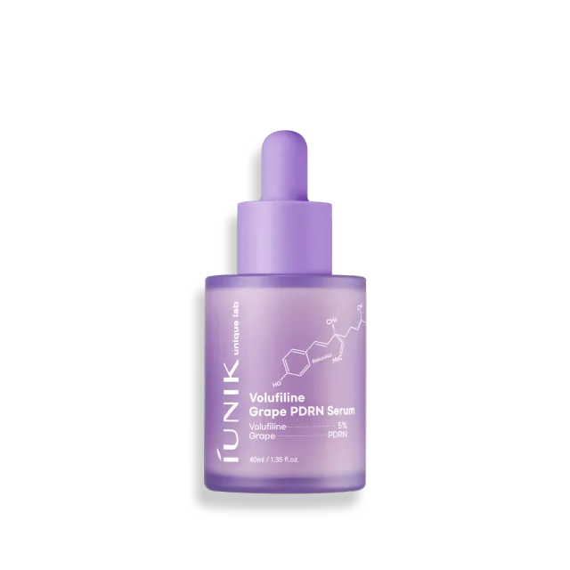 IUNIK Volufiline Grape PDRN Serum ansiktsserum med 5 % Volufiline
