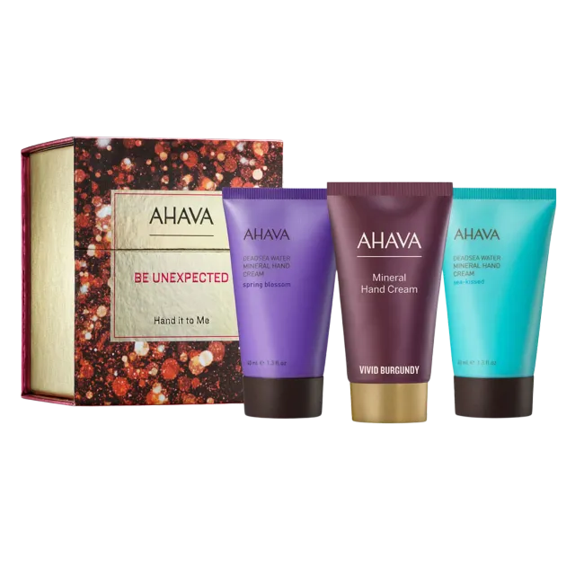 AHAVA Hand it to Me håndkremsett 3 kremer fargerike dufter