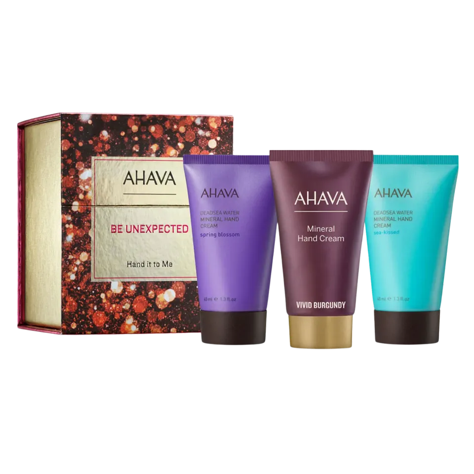 AHAVA Hand it to Me håndkremsett 3 kremer fargerike dufter
