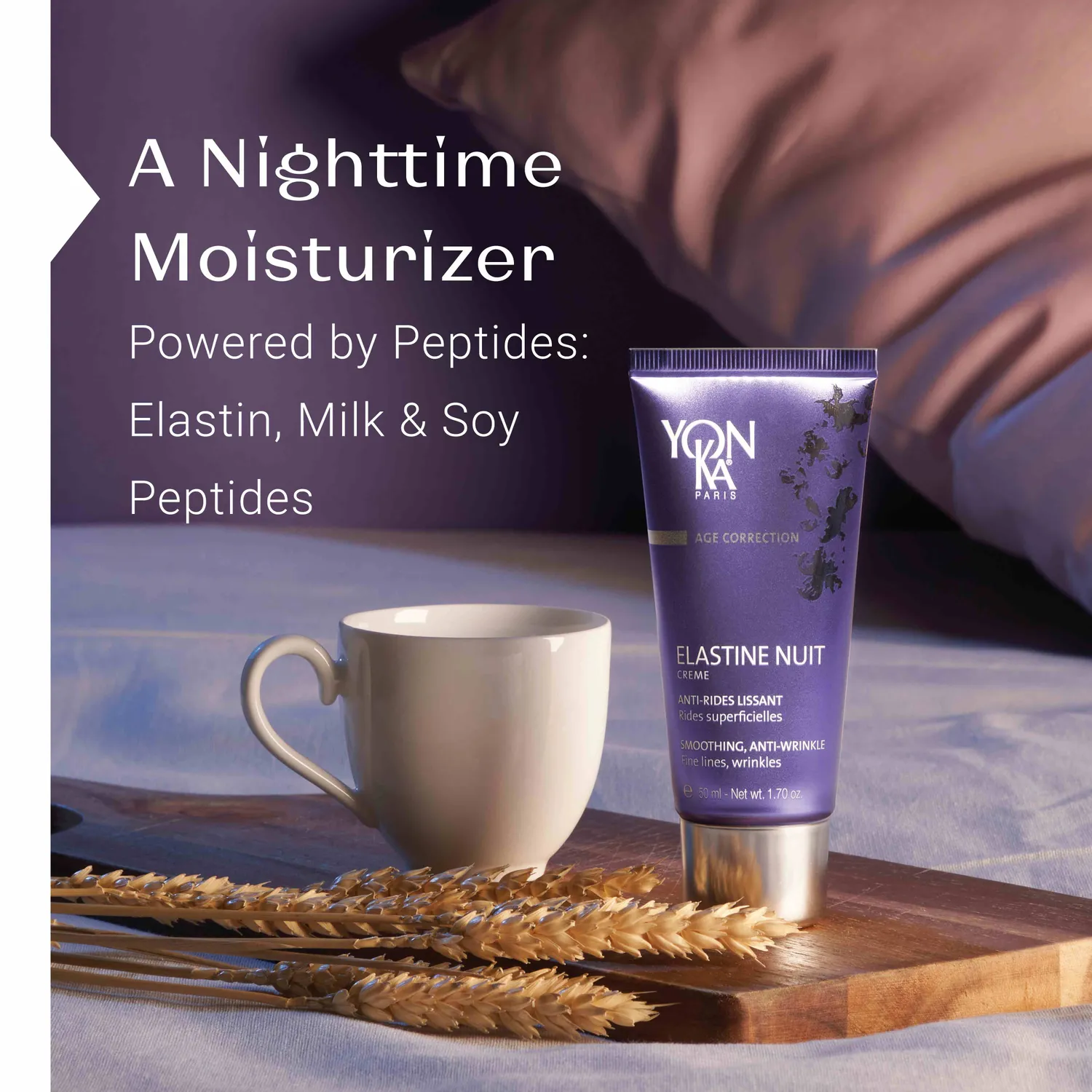 Yon-Ka Elastine Elastine Nuit nattkrem for fine linjer