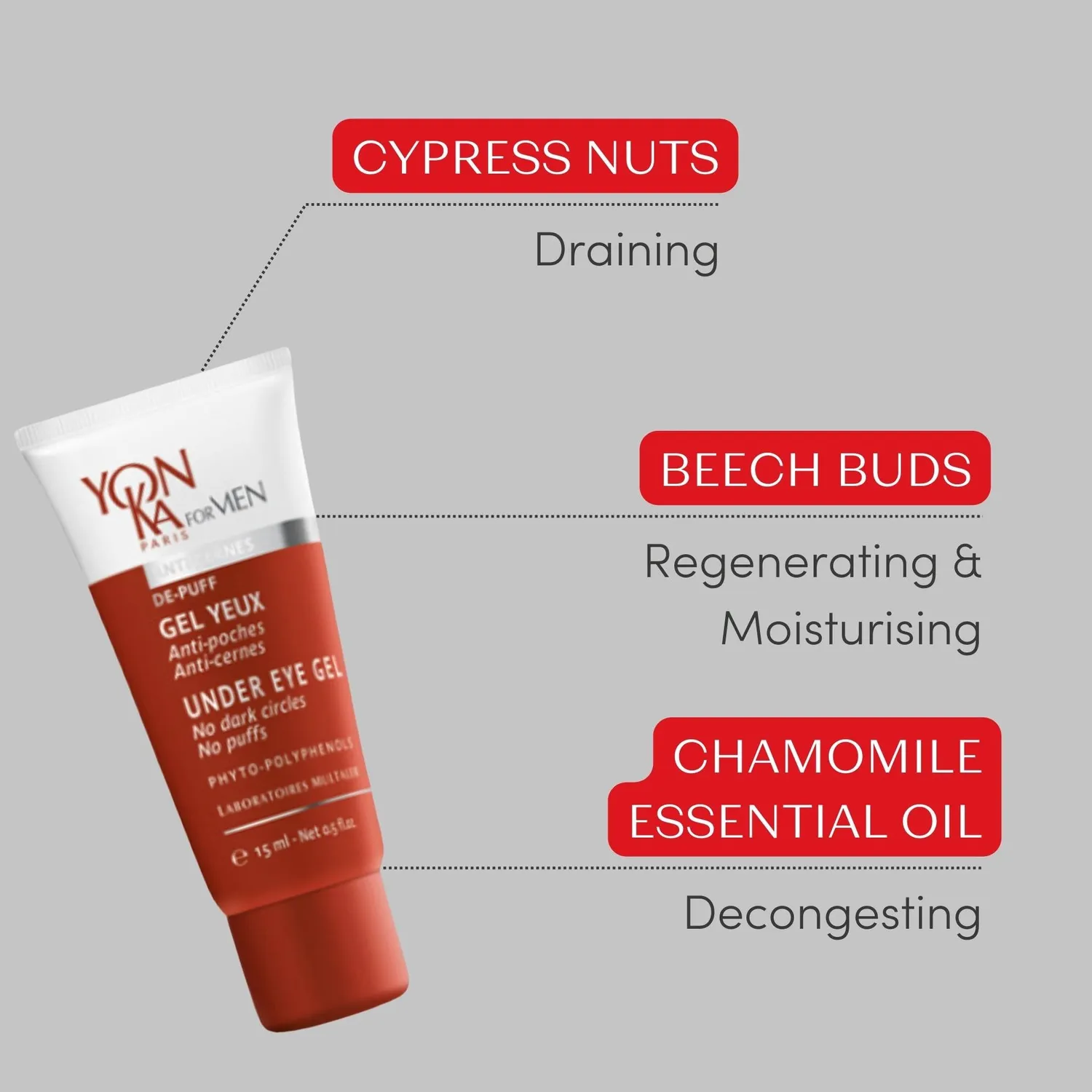 Yon-Ka Homme Gel Yeux Homme øyegel for menn