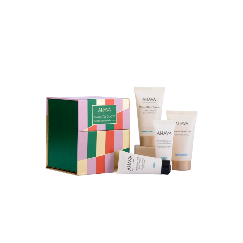 ahava Refresh & Hydrate Express hudpleiesett med fuktpleie