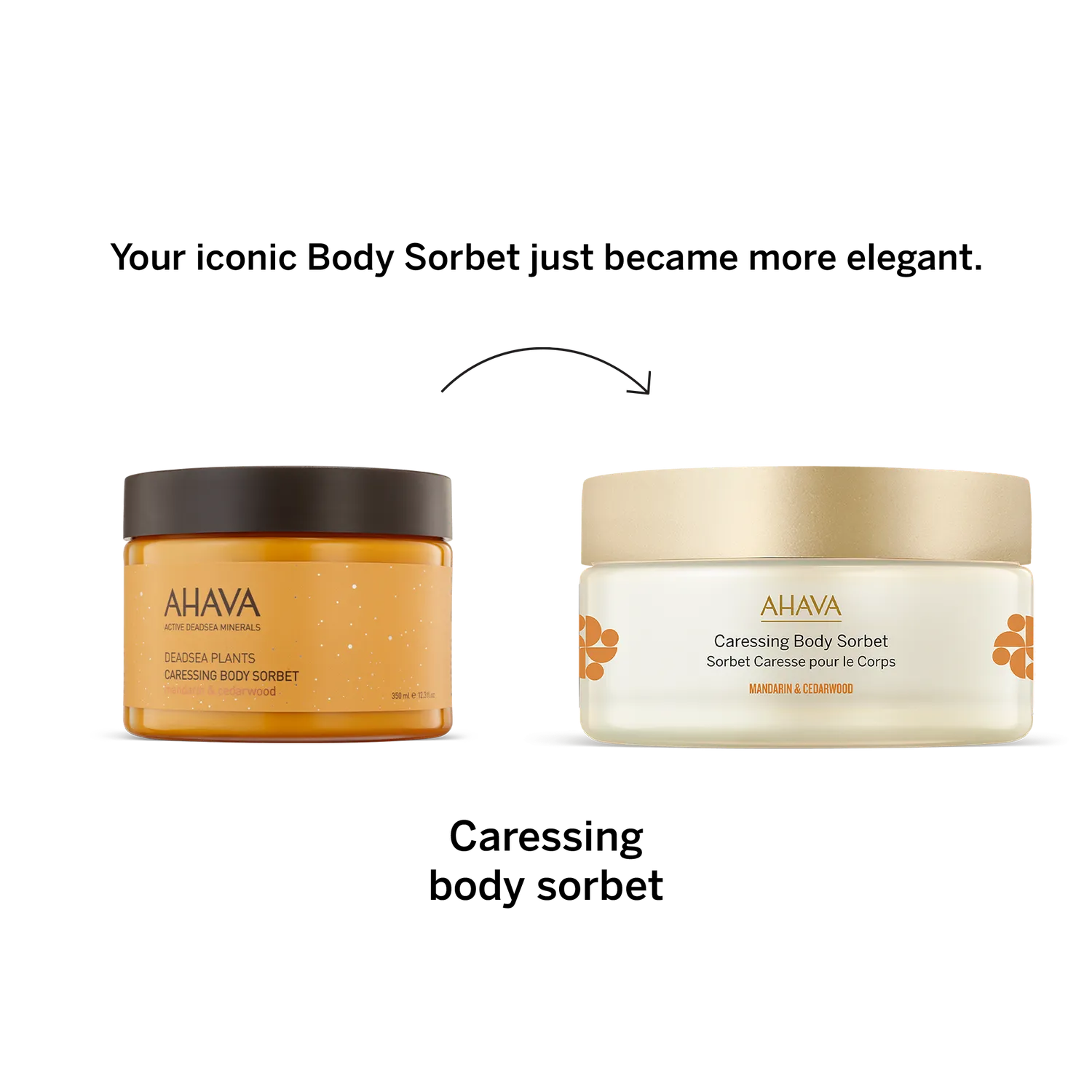 ahava Caressing Body Sorbet bodykrem for fukt