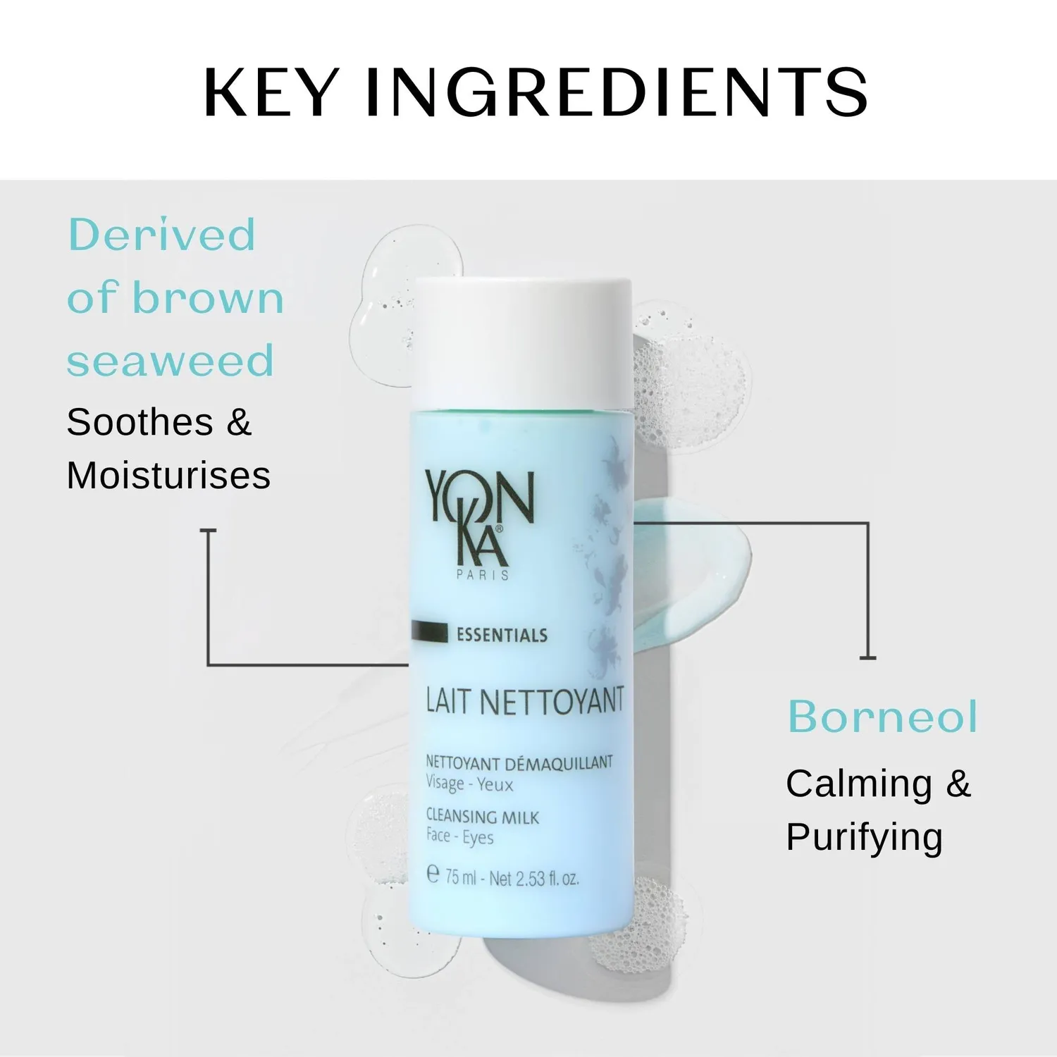 Yon-Ka Lait Nettoyant rensemelk 75 ml reiseformat