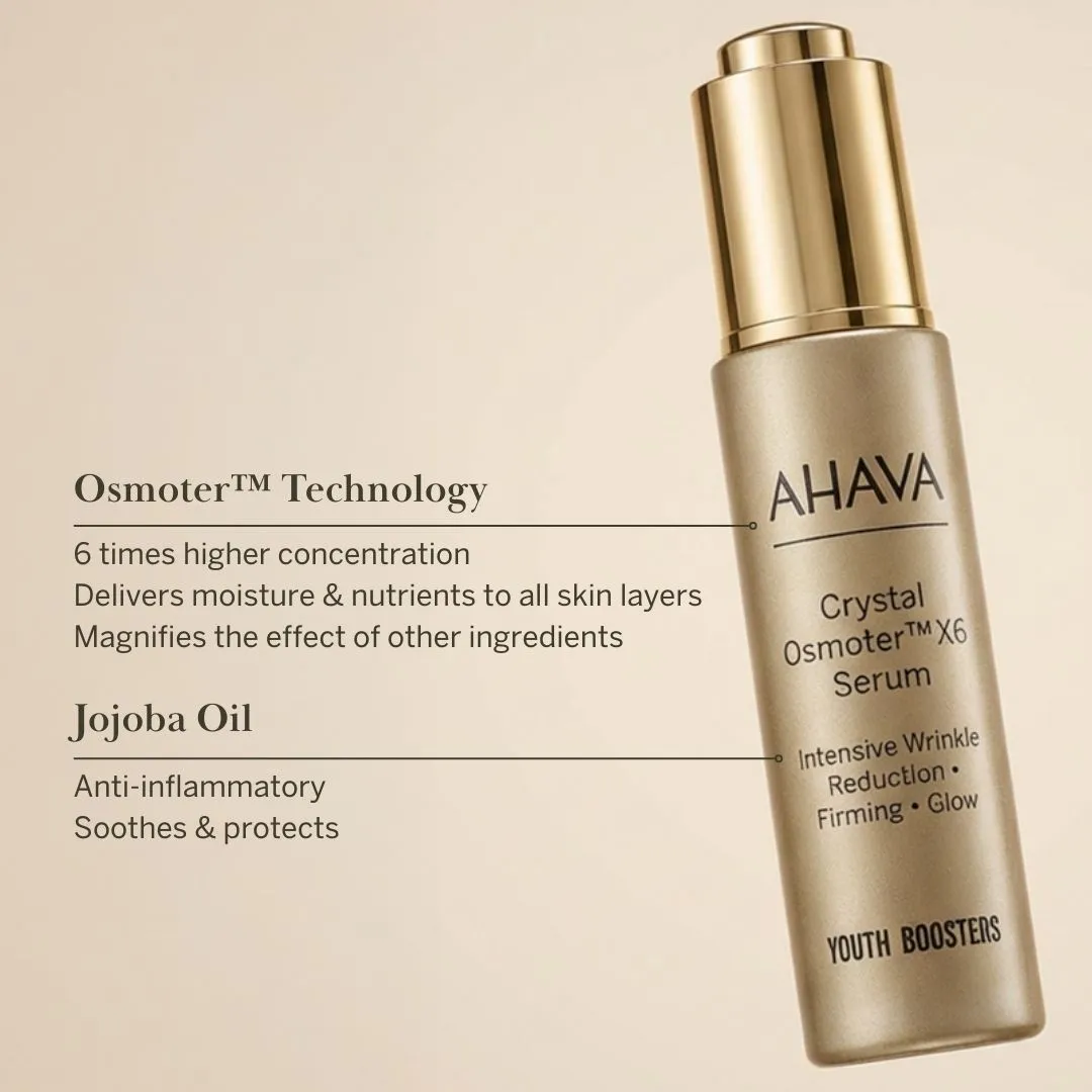 ahava Crystal Osmoter™ X6 serum 30 ml oljebasert