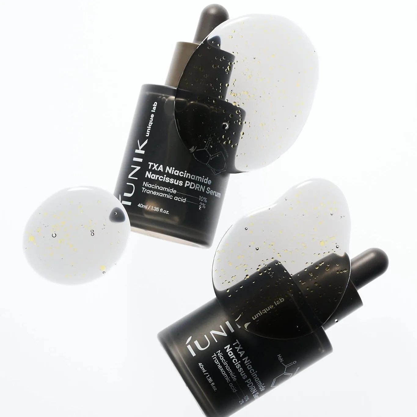 IUNIK TXA Niacinamide Narcissus PDRN Serum glød