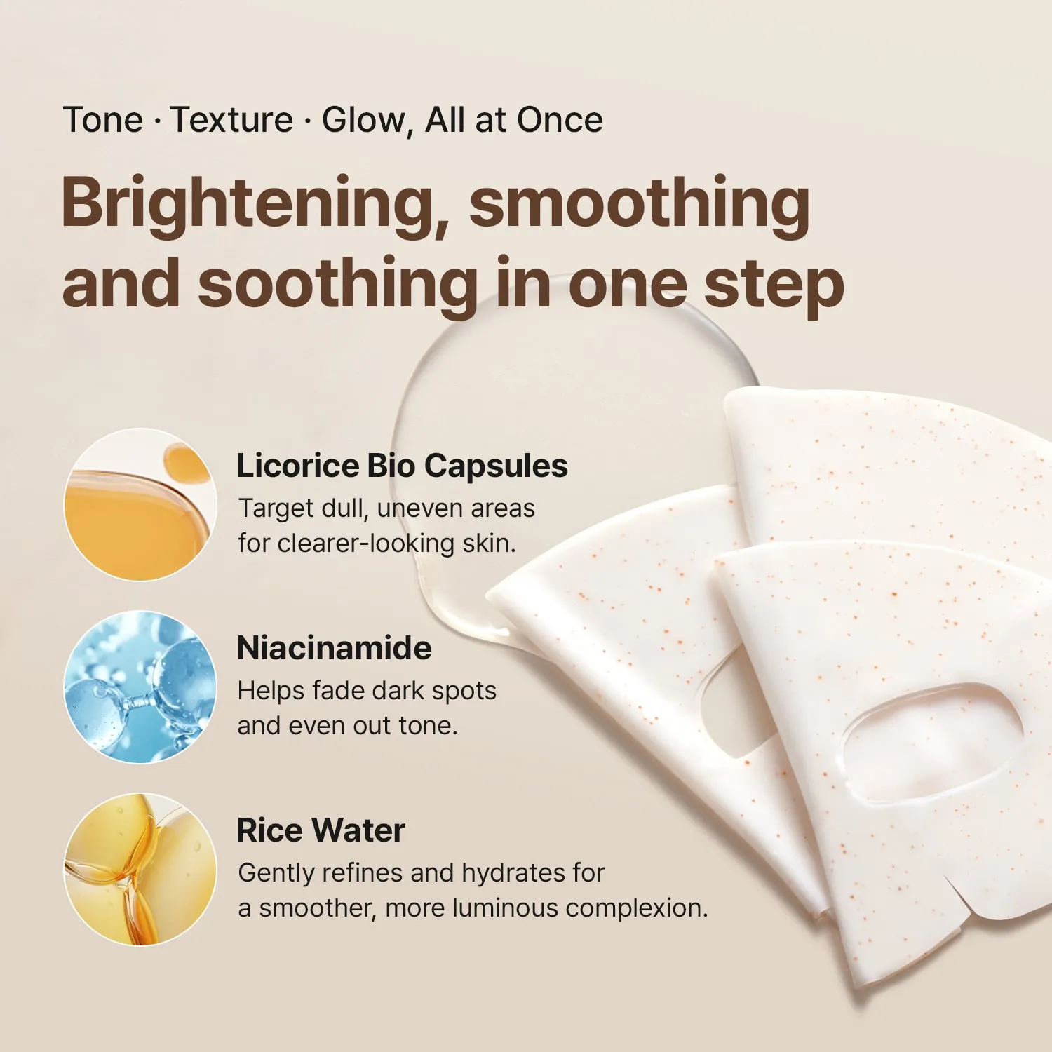 Acwell Licorice pH Balancing Real Toning Capsule Gel Mask ansiktsmaske