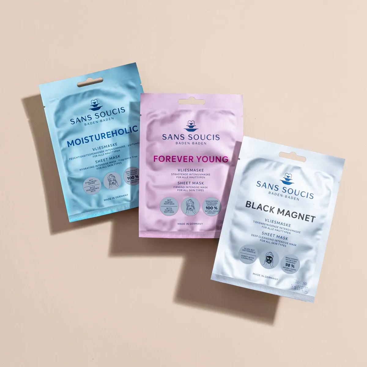 Sans Soucis Forever Young sheetmaske 16 ml anti-age