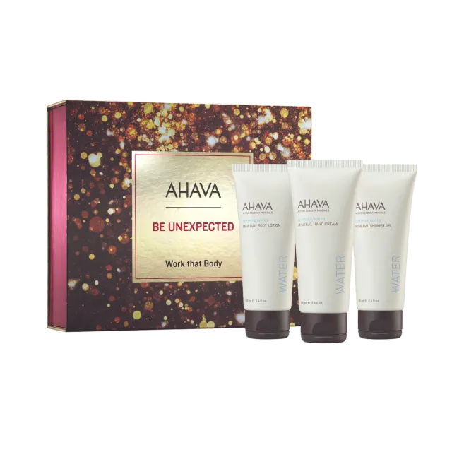 ahava Work That Body kroppspleiesett med dusjsåpe