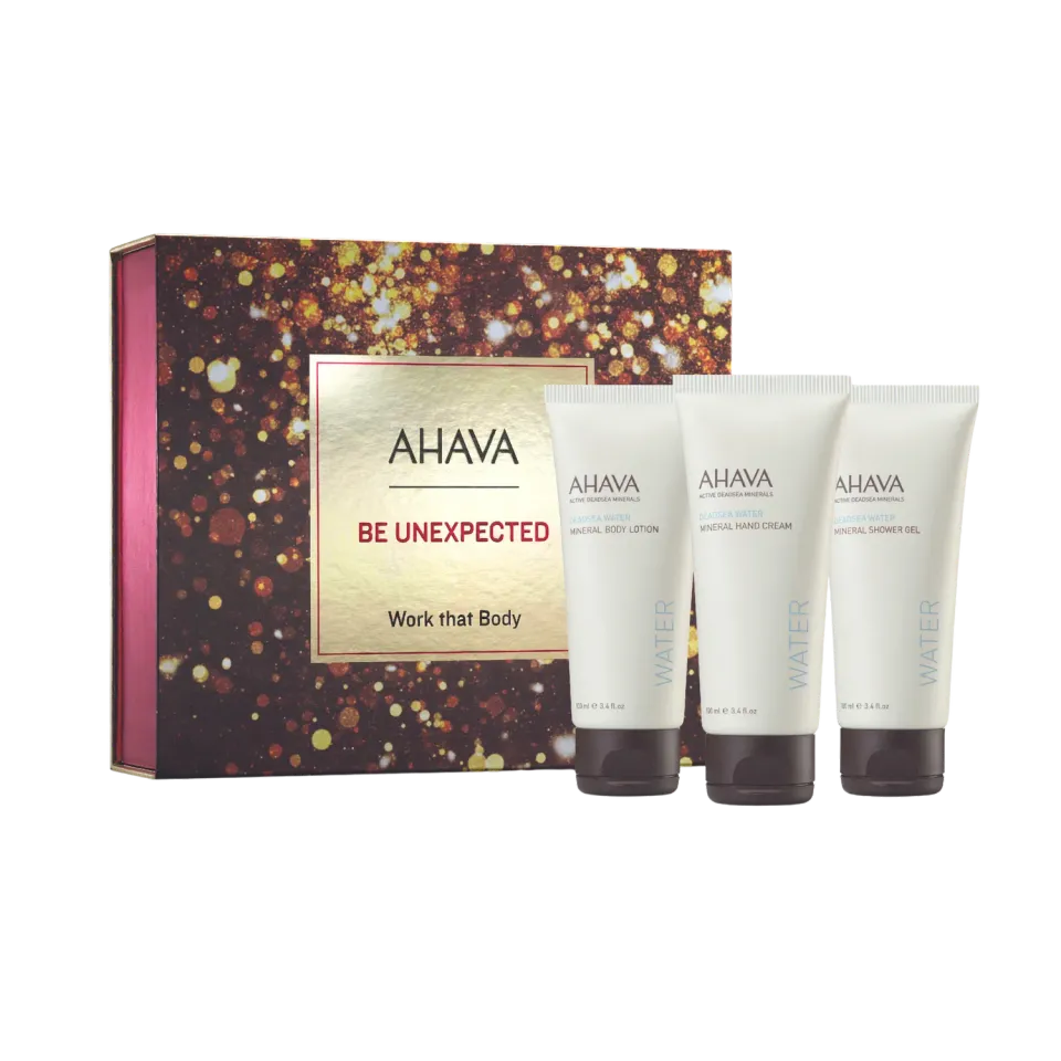 ahava Work That Body kroppspleiesett med dusjsåpe