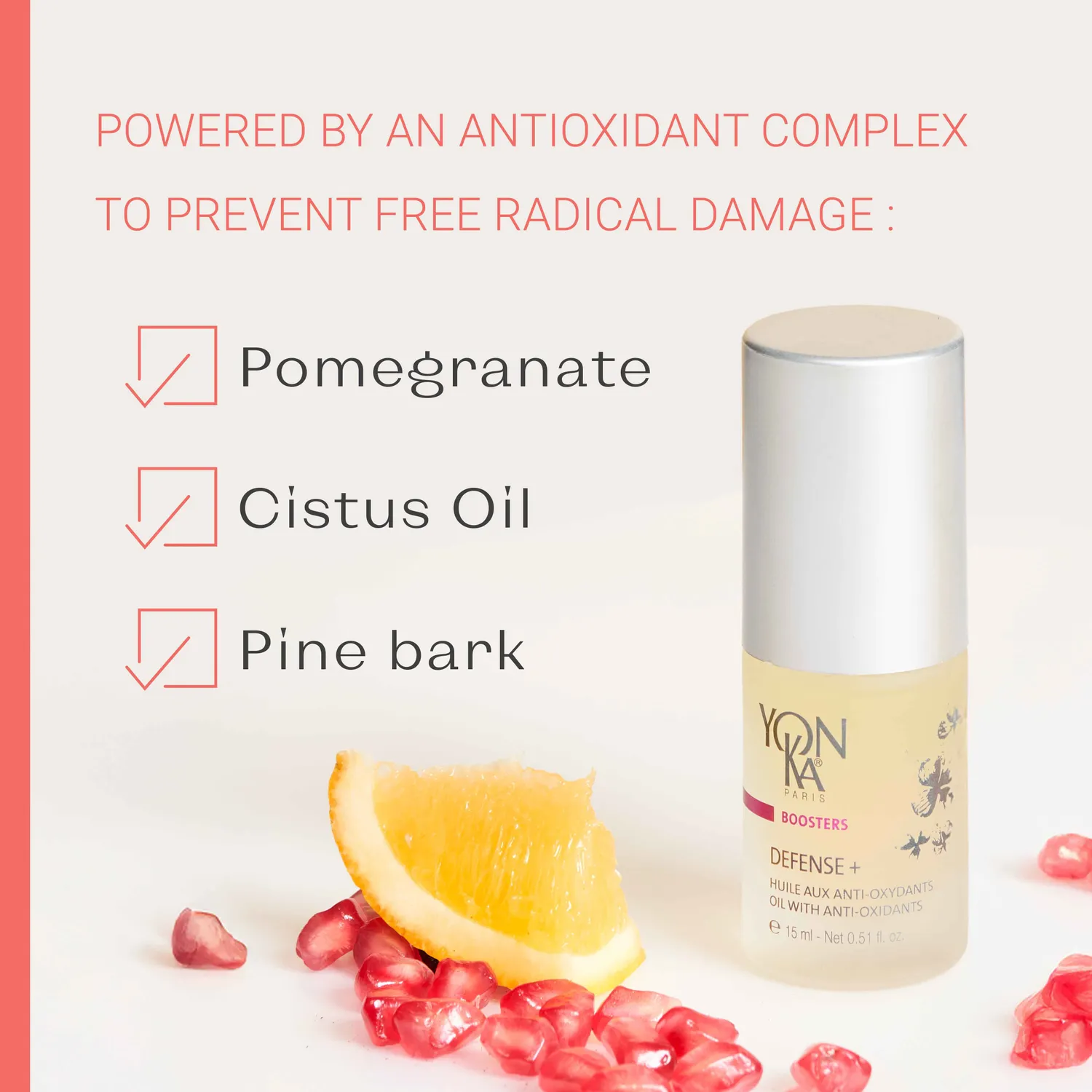 Yon-Ka Defense + Booster ansiktsserum – antioksidant