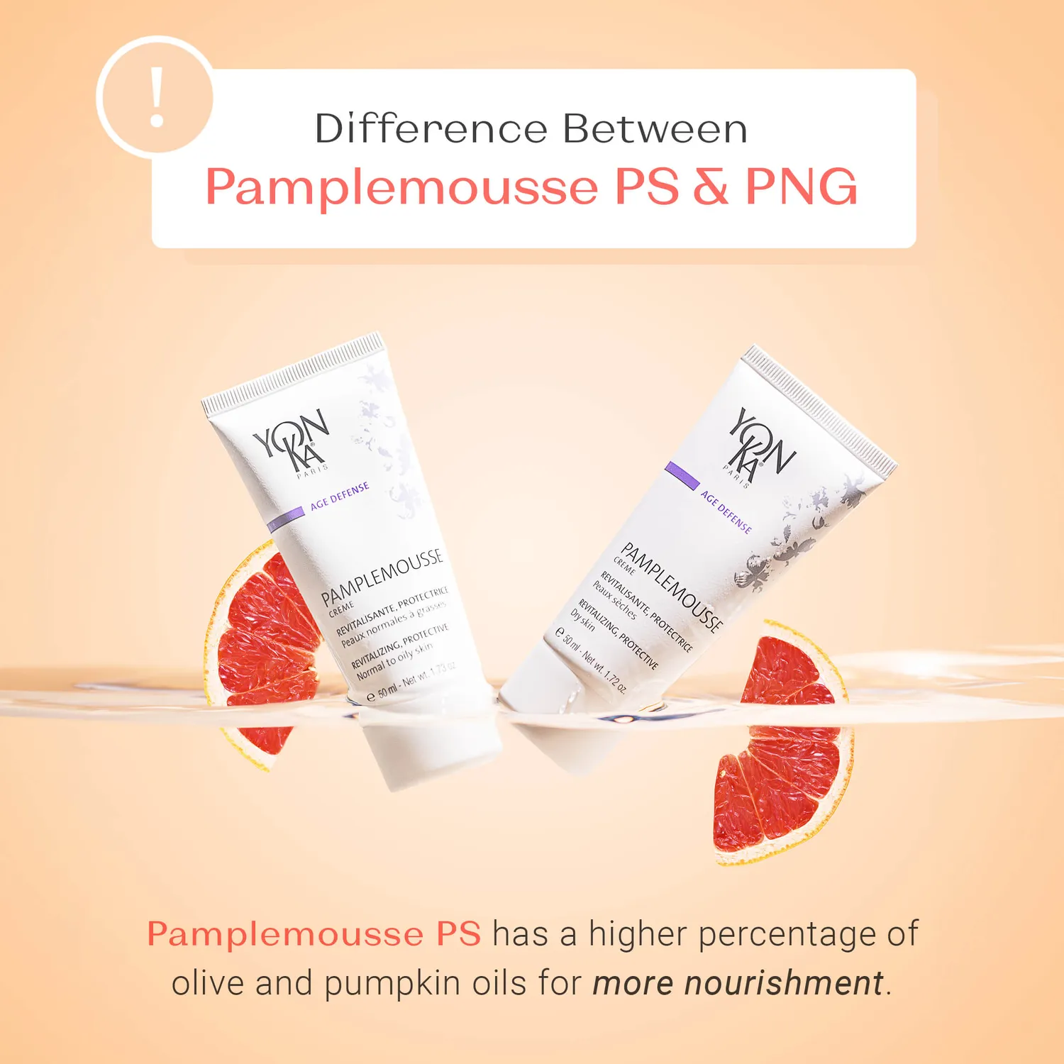 Yon-Ka Pamplemousse Dry Skin ansiktskrem for tørr hud