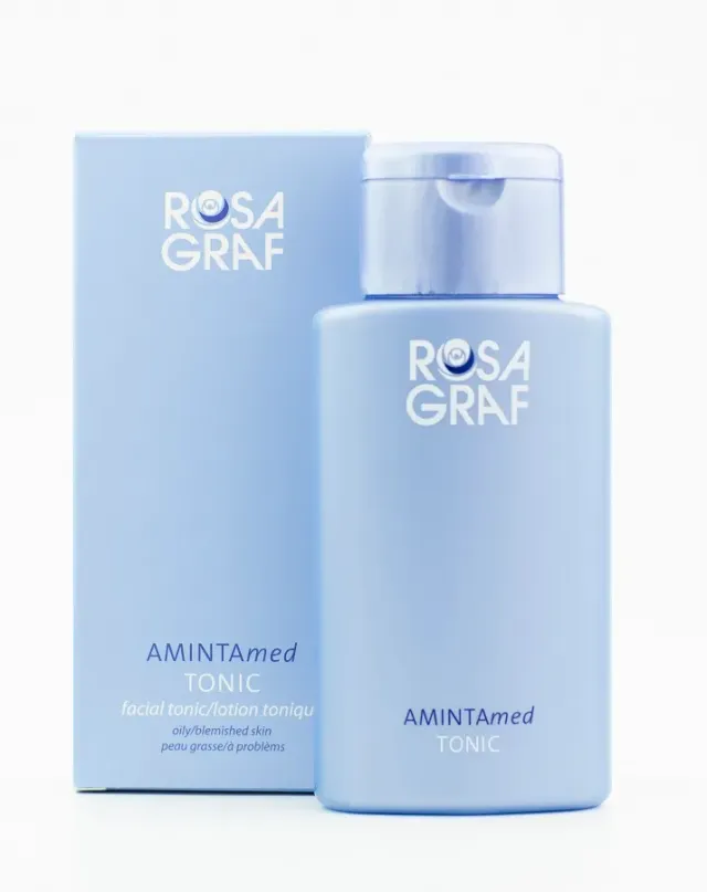 Rosa Graf AMINTA med Tonic ansiktsvann for fet hud