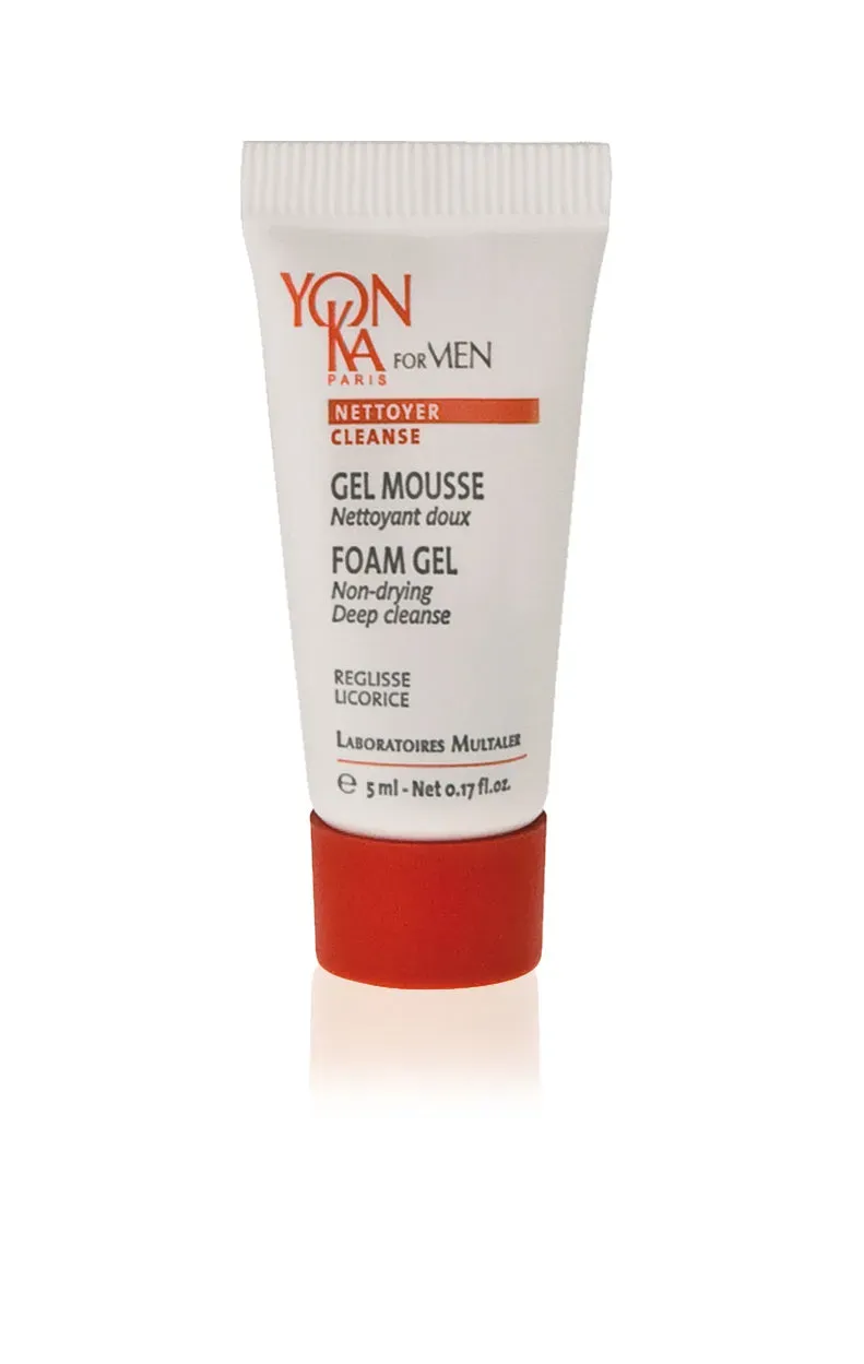 Yon-Ka Gel Mousse Men ansiktsrens 5 ml prøve