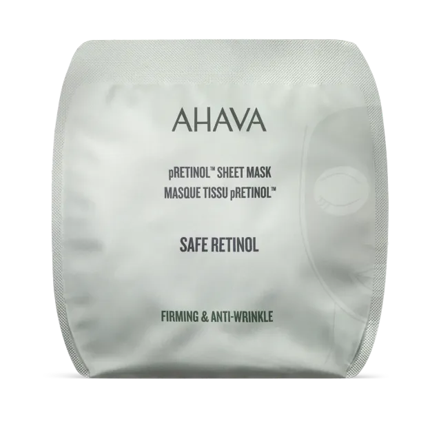 ahava pRetinol™ Sheet Mask ansiktsmaske 1 stk. med hyaluronsyre