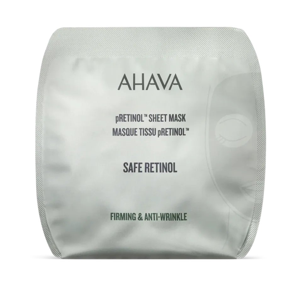 ahava pRetinol™ Sheet Mask ansiktsmaske 1 stk. med hyaluronsyre