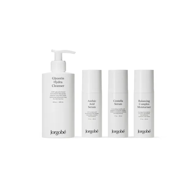 Jorgobé Redness & Irritation Rutin mot rodnad og irritation hudpleiesett
