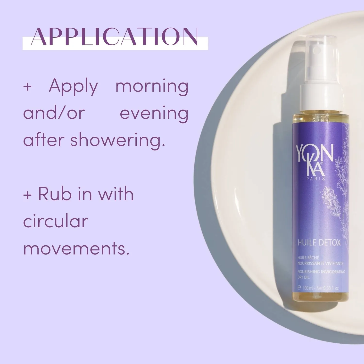 Yon-Ka Huile Corps Detox kroppsolje 100 % naturlig