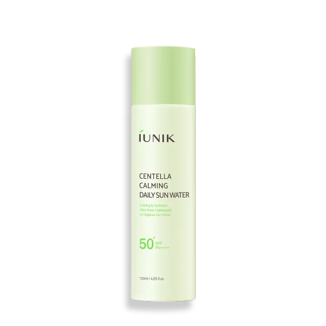 IUNIK Centella Calming Daily Sun Water solkrem lett UV-formel