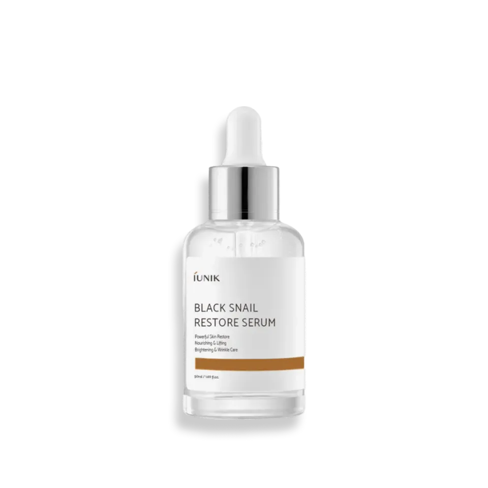 IUNIK Black Snail Restore Serum ansiktsserum – lett
