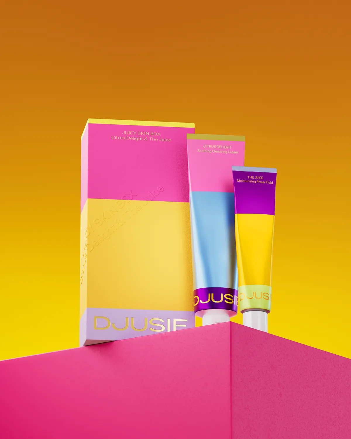 Djusie JUICY SKIN BOX hudpleiesett gaveeske