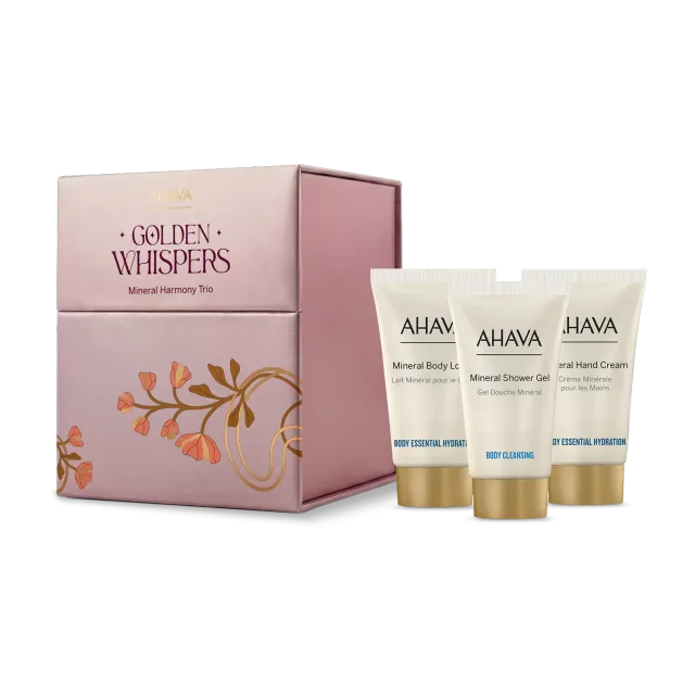 AHAVA Mineral Harmony Trio hudpleiesett