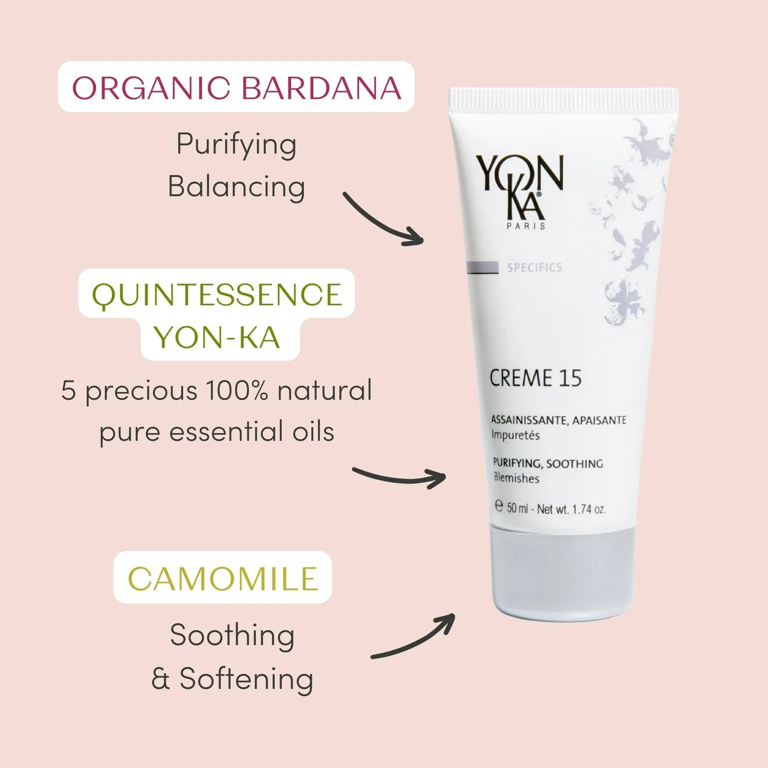Yon-Ka Crème 15 krem mot urenheter