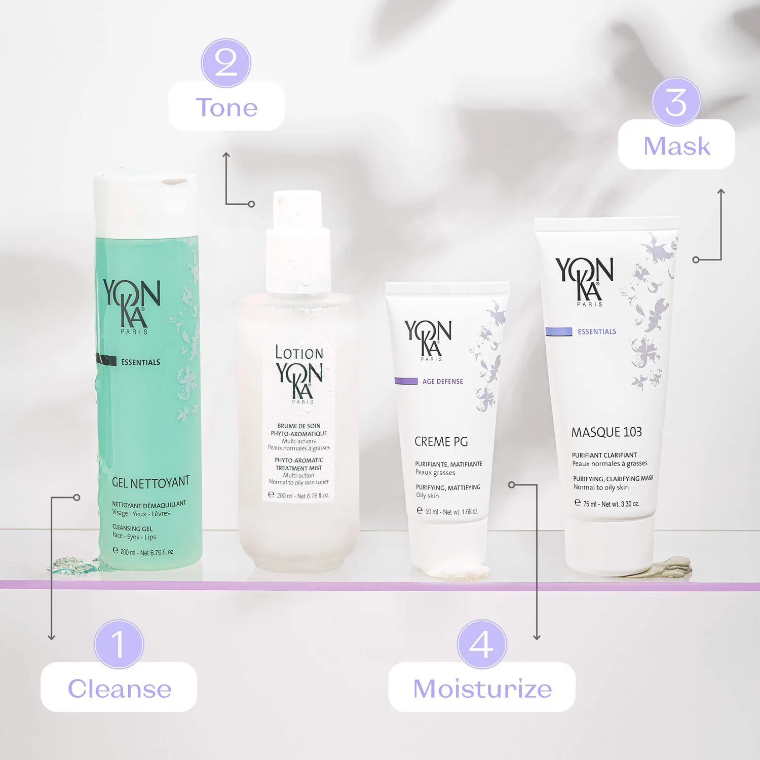 Yon-Ka Masque 103 leirmaske for normal og fet hud