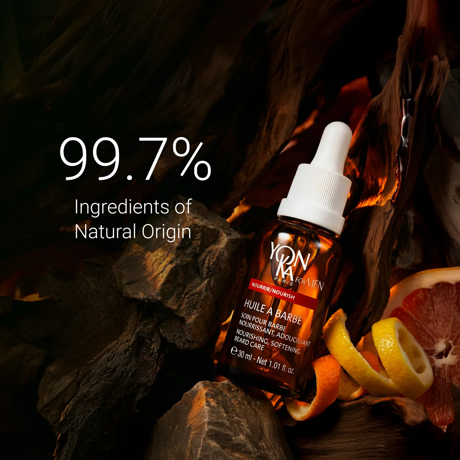 Yon-Ka Beard Oil skjeggolje 99,7 % naturlig opprinnelse