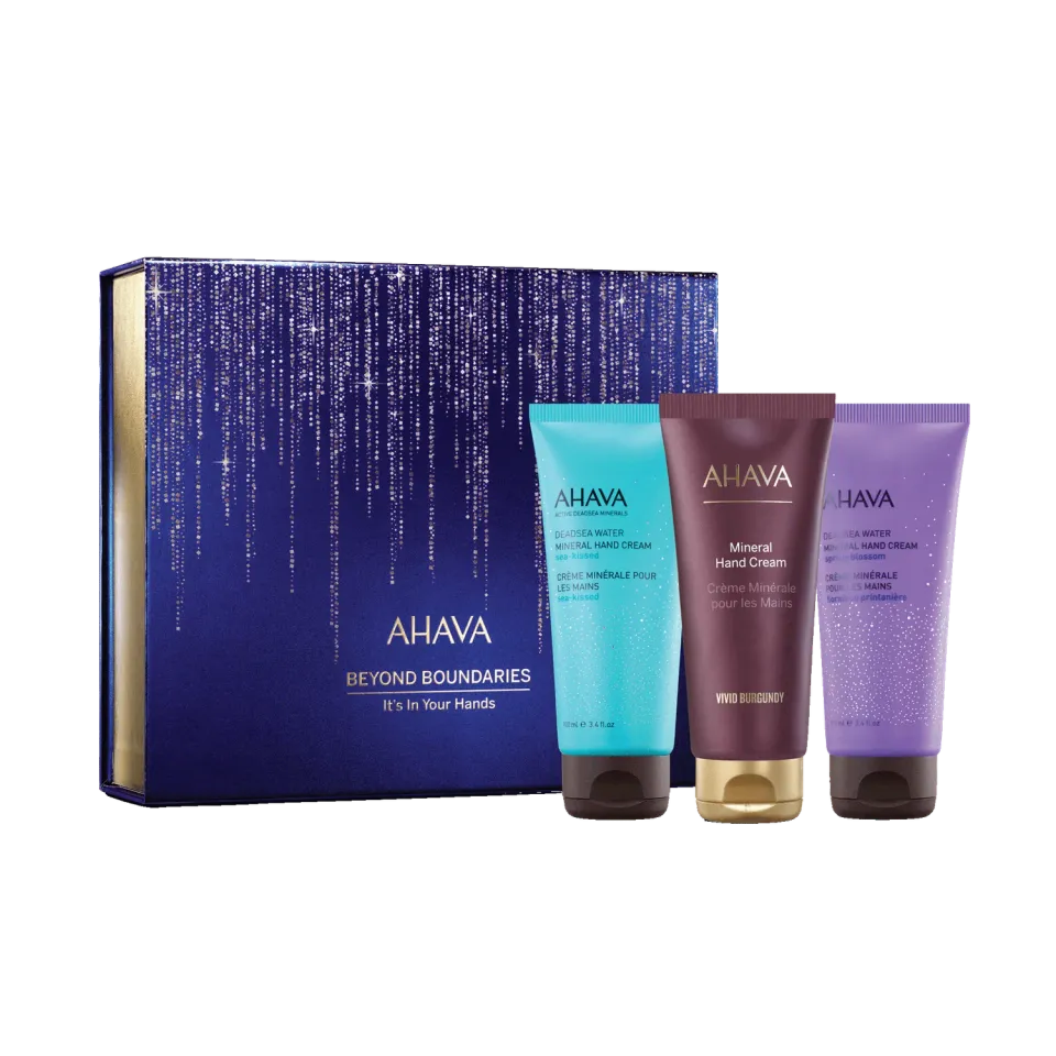 ahava It’s In Your Hands håndkremsett tre dufter