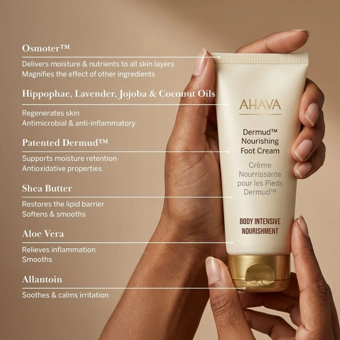 ahava Dermud Nourishing Foot Cream fotkrem