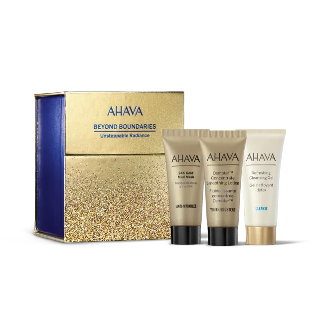 ahava Unstoppable Radiance hudpleiesett minis