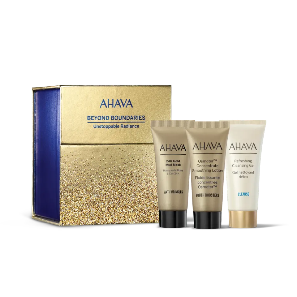 ahava Unstoppable Radiance hudpleiesett minis