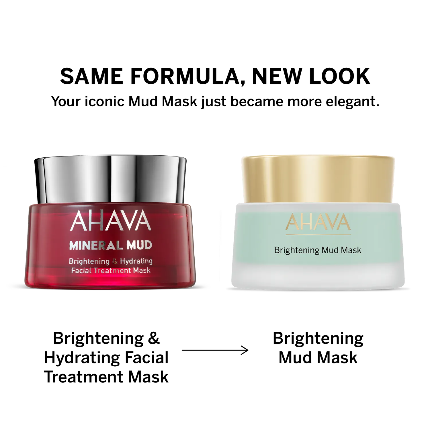 AHAVA Mineral Mud Brightening & Hydrating Facial Treatment Mask ansiktsmaske