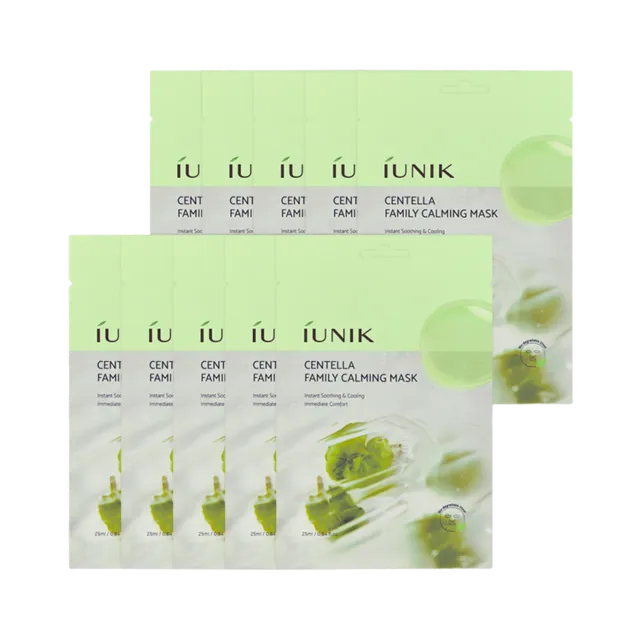 IUNIK Centella Family Calming Mask ansiktsmaske – cellulose