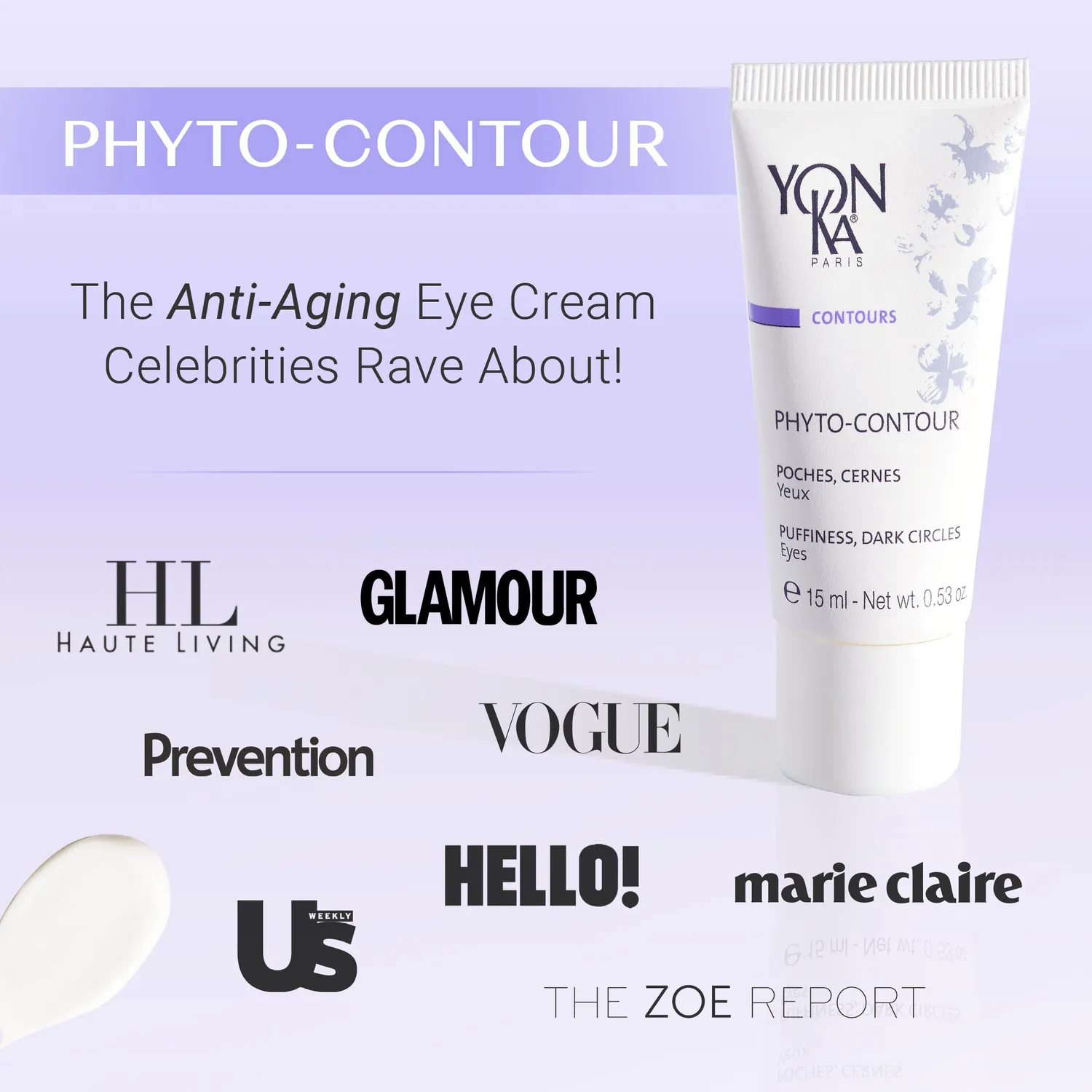 Yon-Ka Phyto-Contour øyekrem med rosmarin og aloe vera
